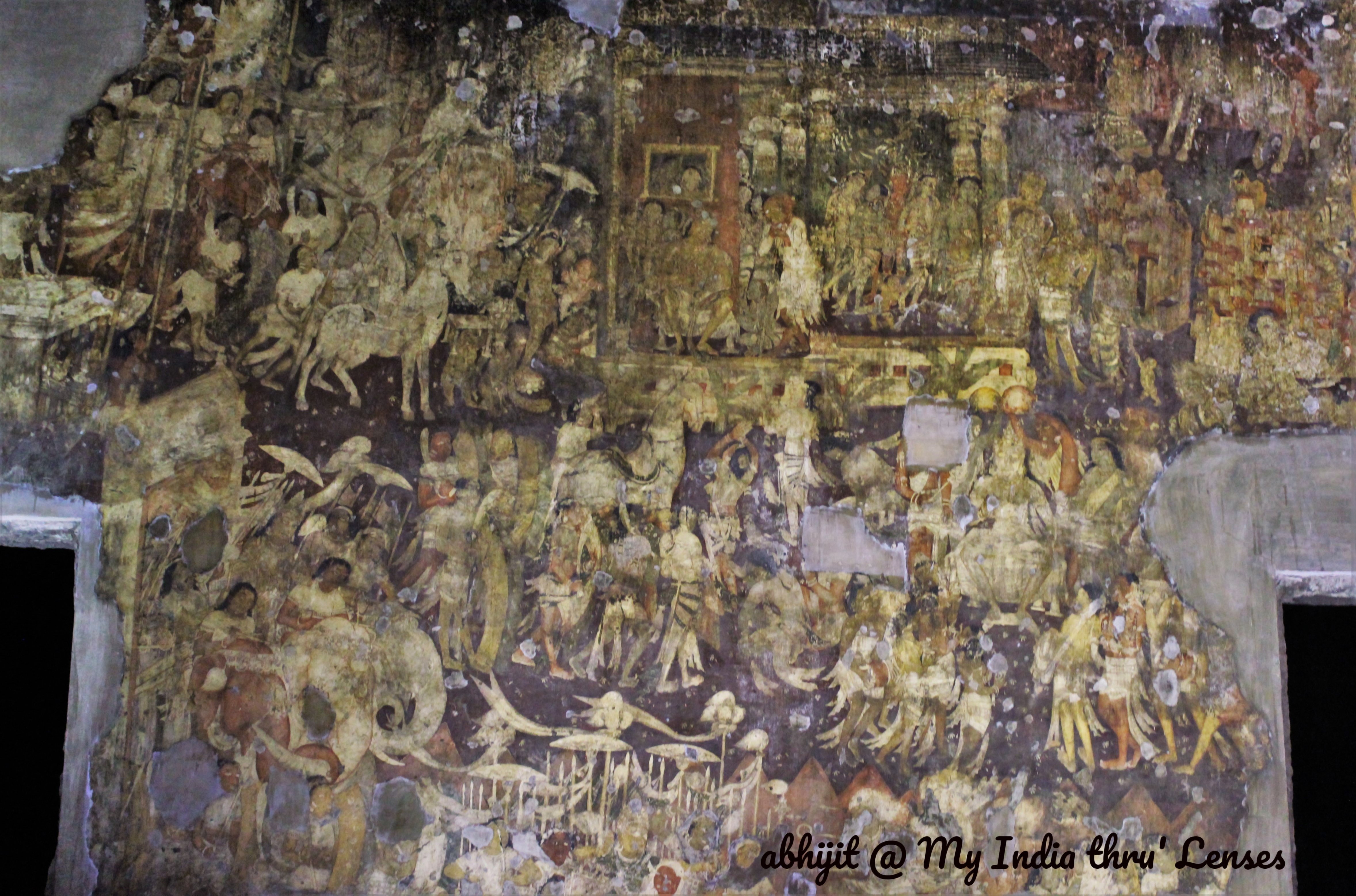 Coming of Sinhala – Mural at Cave 17