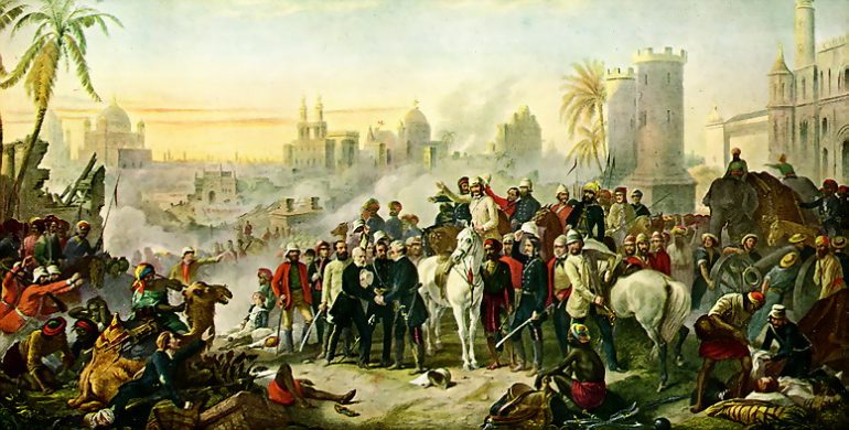 Portrait of Siege of Lucknow by Thomas Barker, 1914 (www.thesocialhistorian.com)
