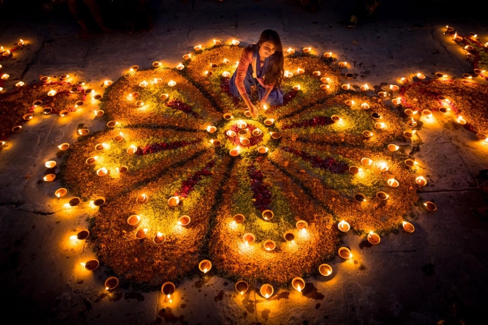 Clay Lamps or Diya (PC - National Geographic)