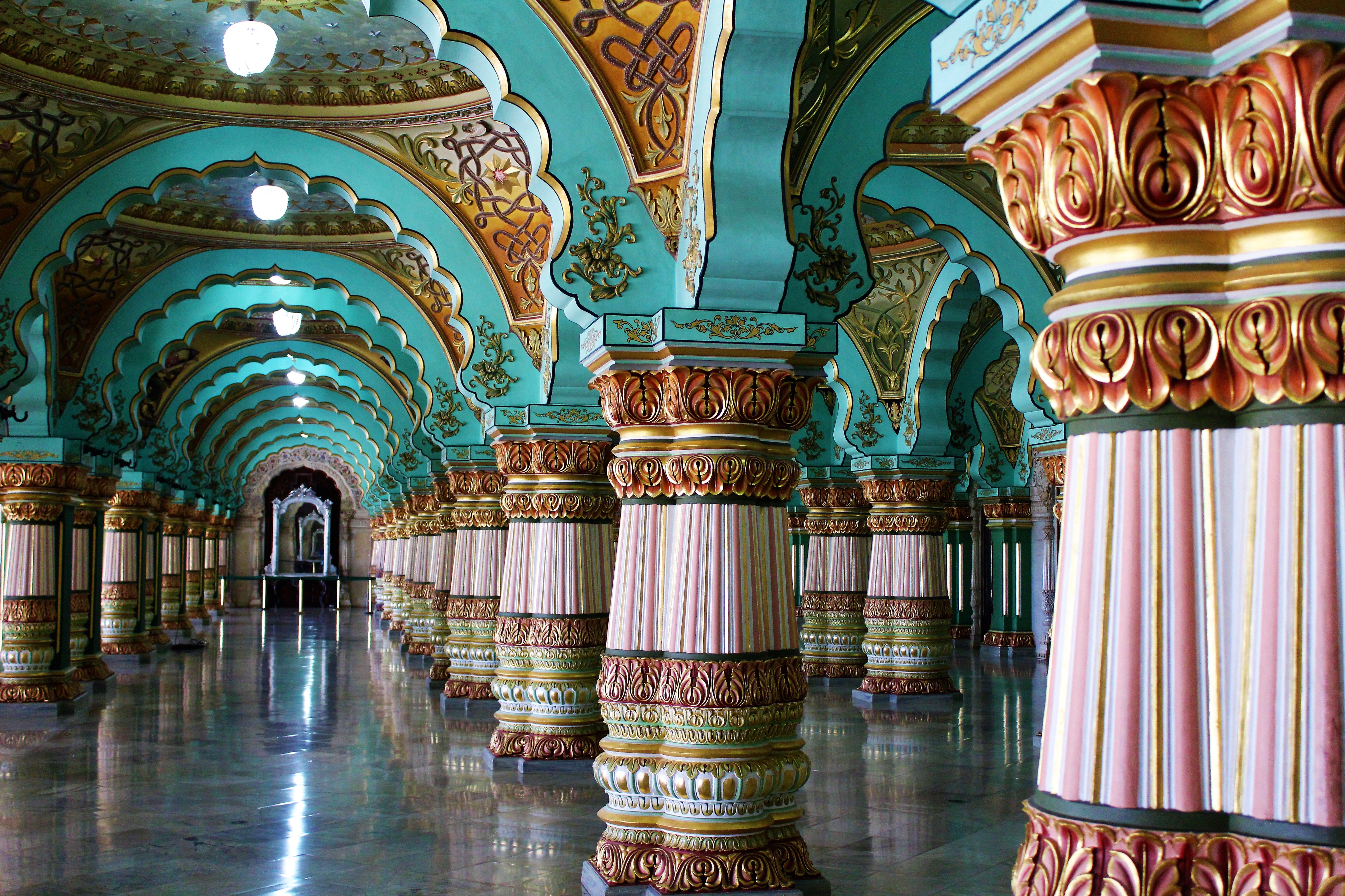 Inside the Mysore Palace