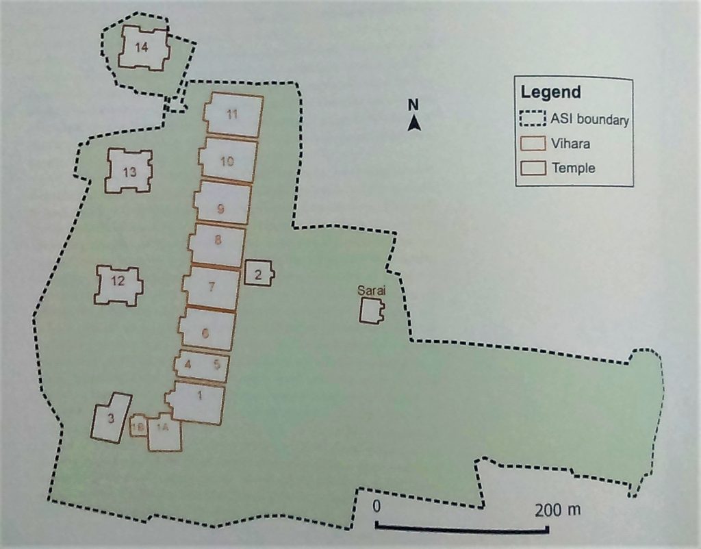 DSC_0109 Nalanda: Layout Plan
(Photo Credit - Nalanda: Situating the Great Monastery, Frederick M. Asher)