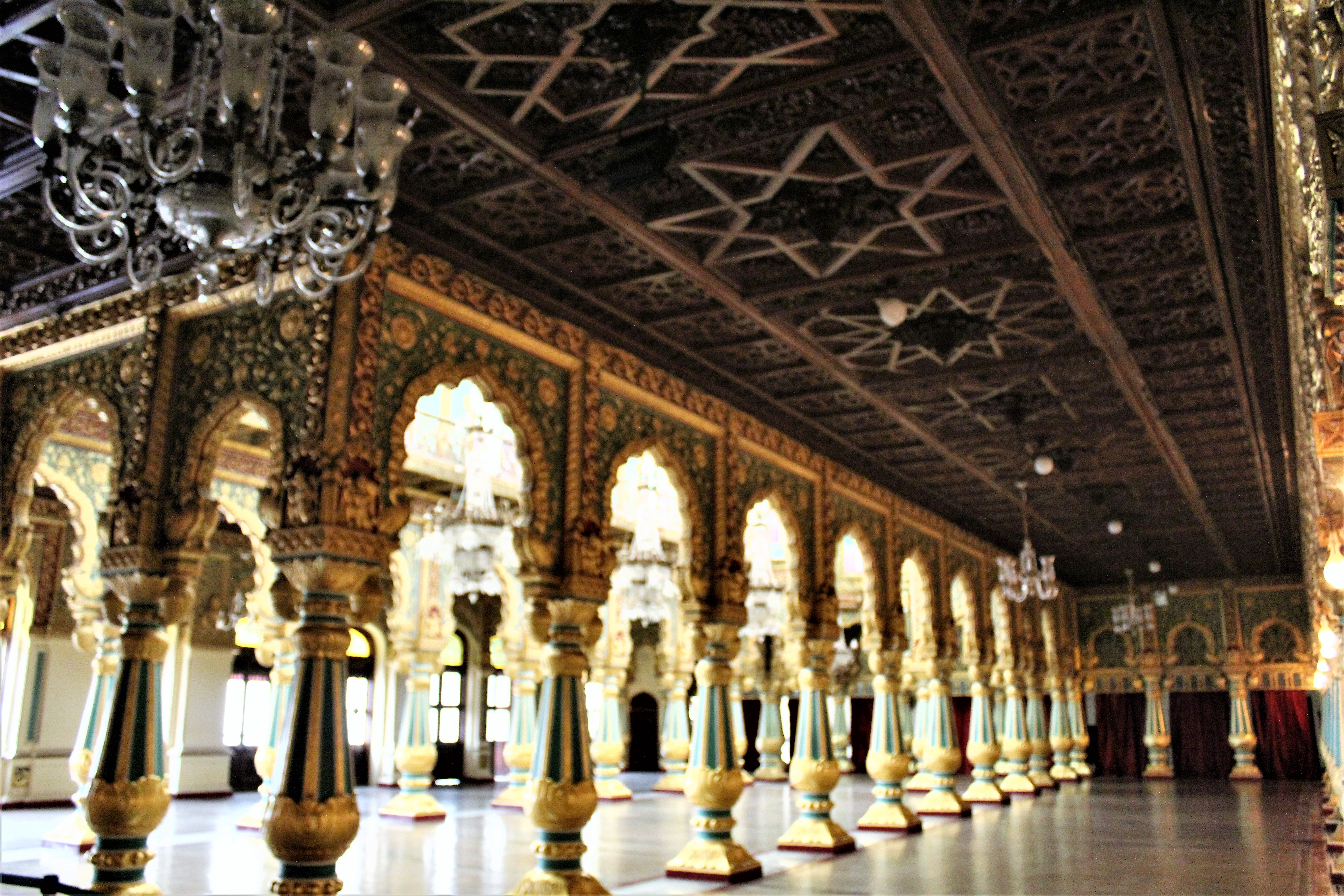 Inside the Mysore Palace