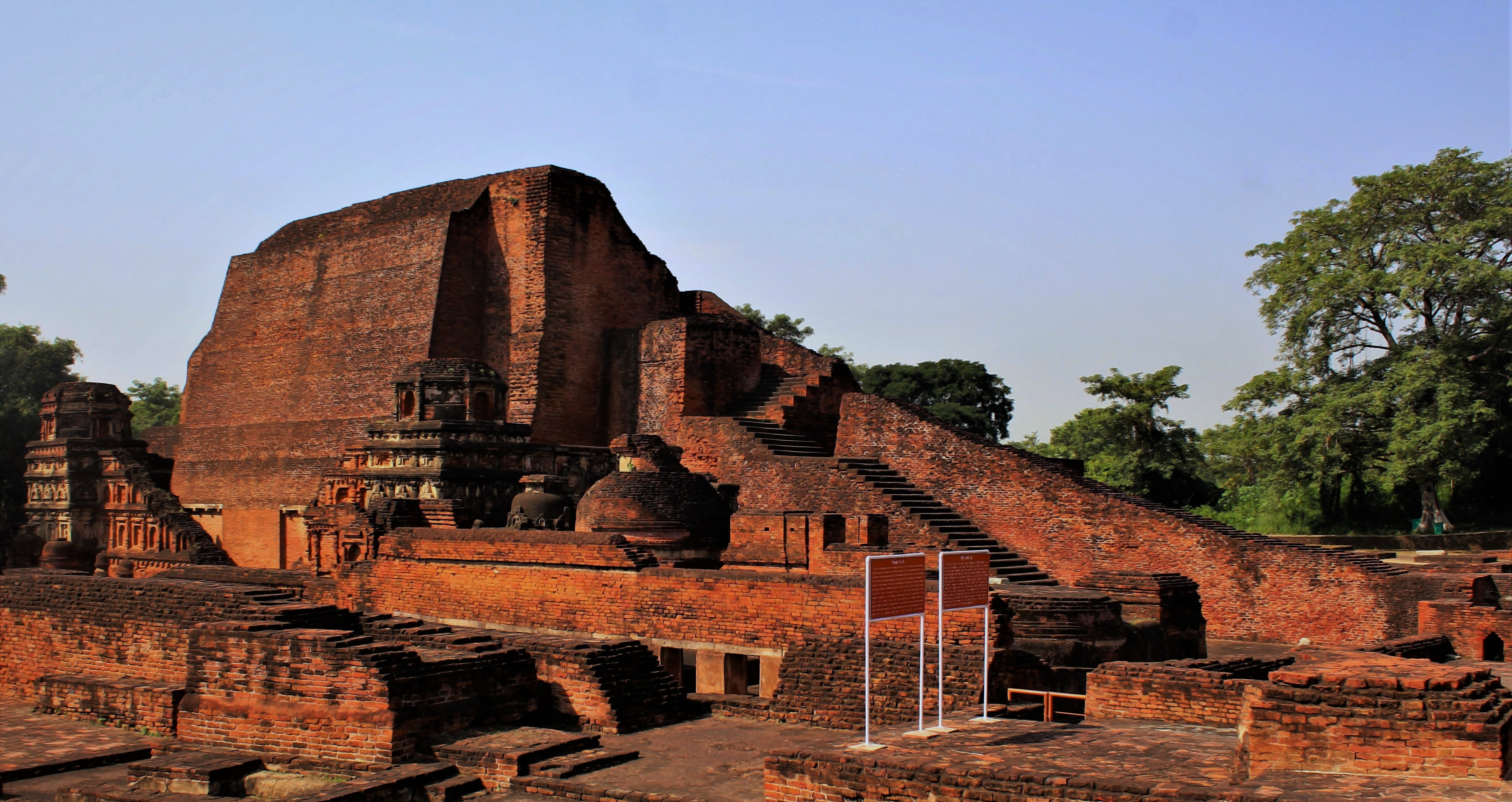 Ruins of Nalanda University, Nalanda Nalanda - The Main Temple (Stupa No. 3), also claimed as Sariputra’s Stupa