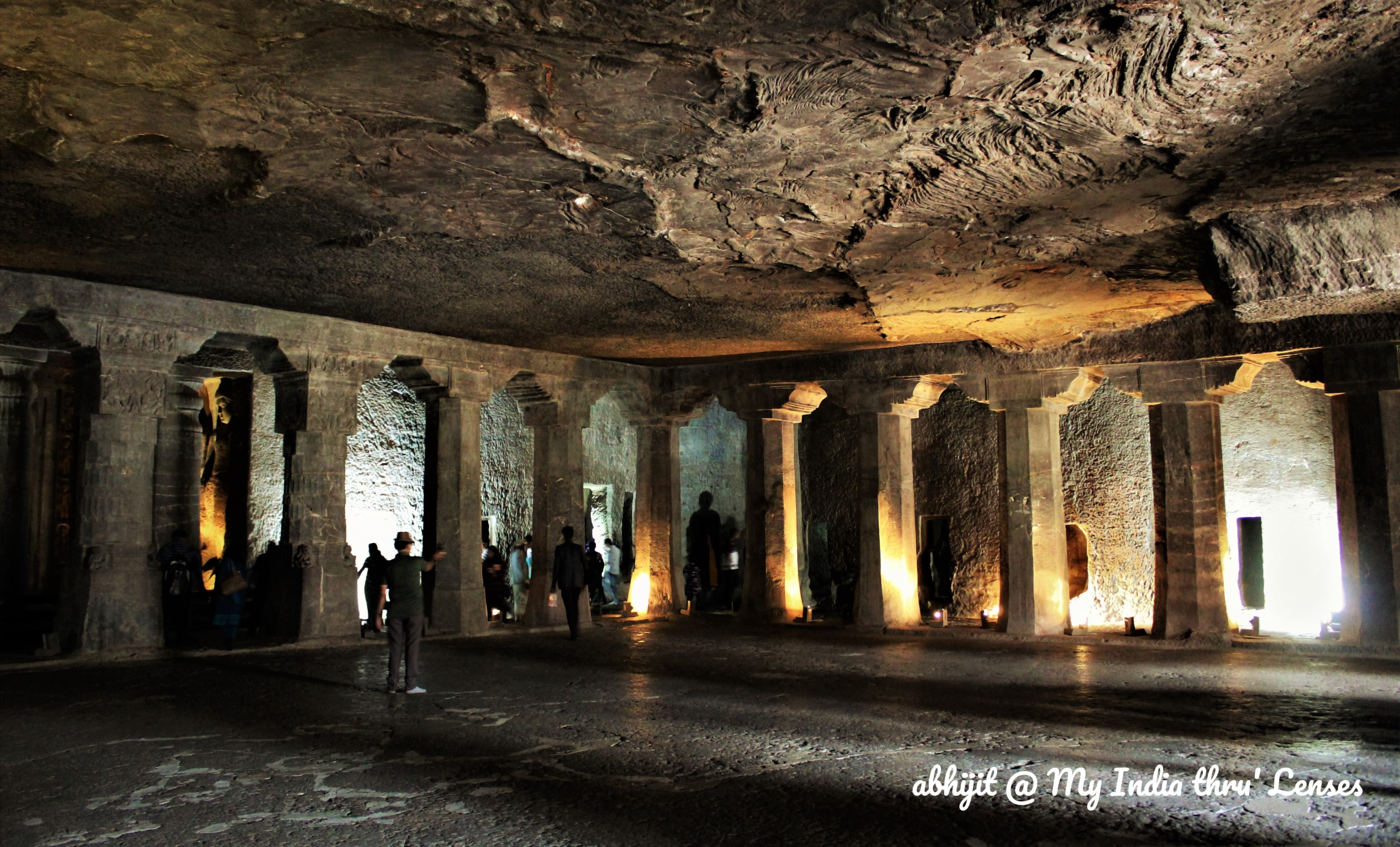 A typical Vihara (Cave 4)