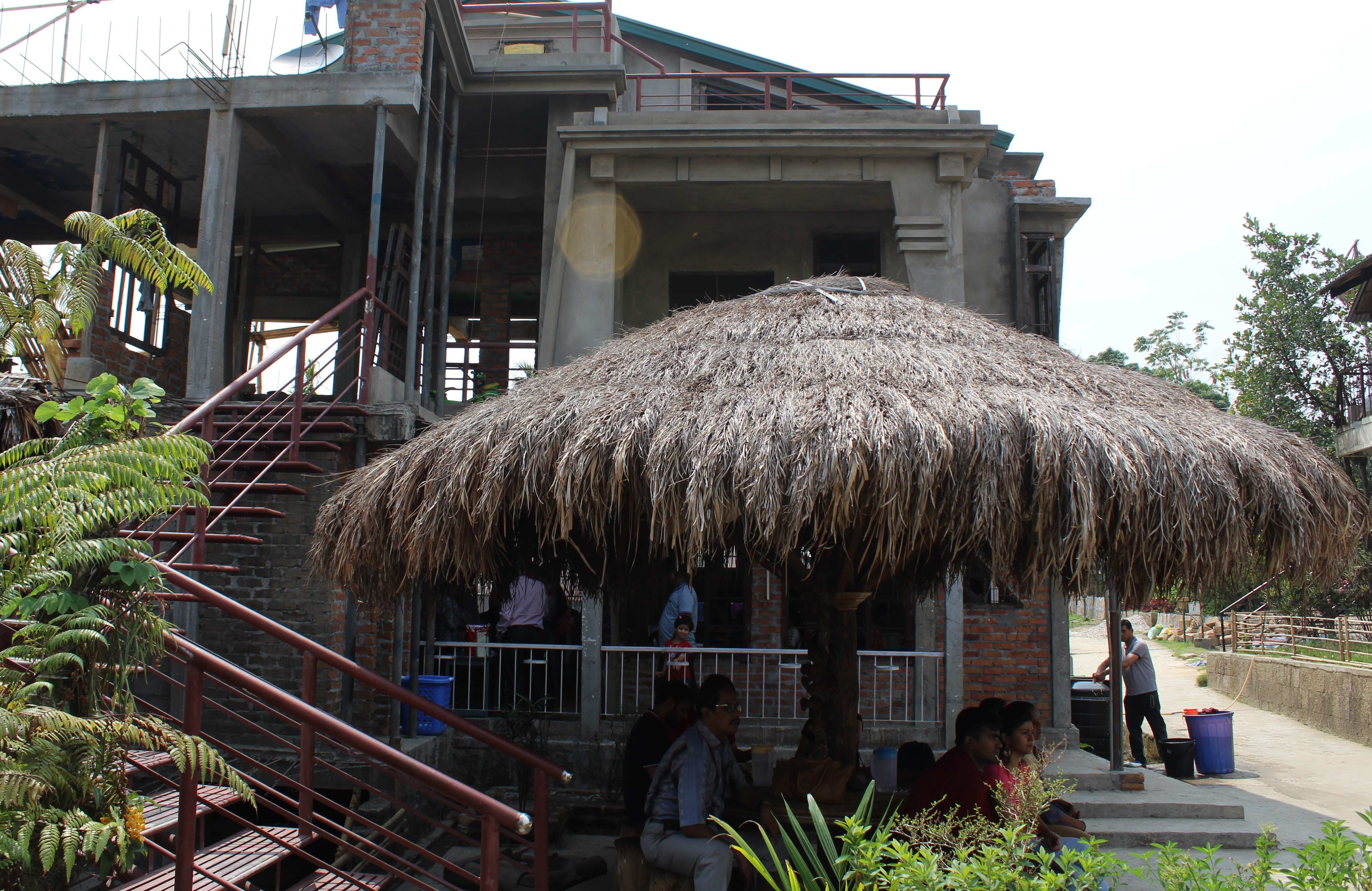 The Restaurant in Mawlynnong Village where we had our lunch