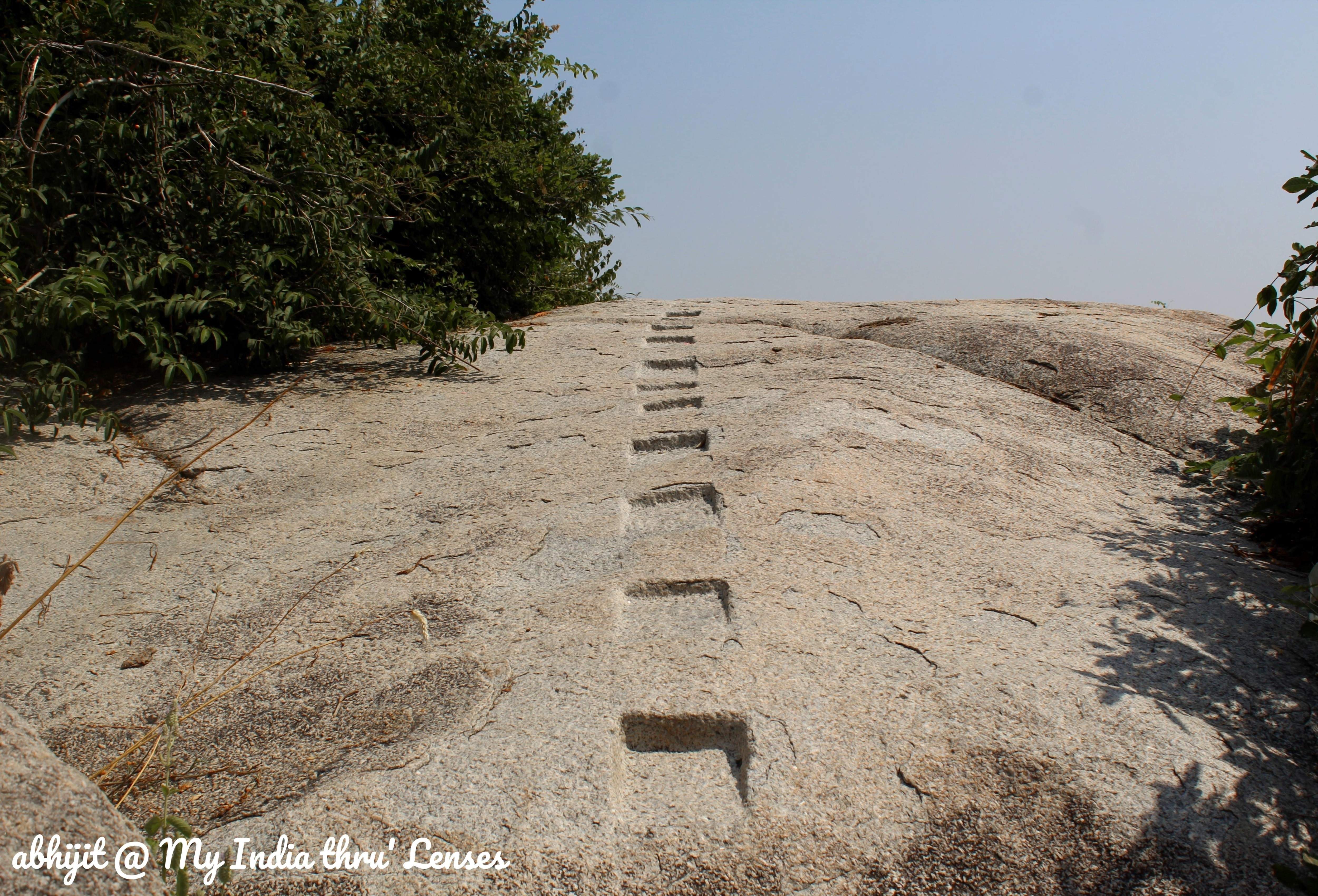 Ashokan Steps to guide you to Vishwakarma Cave