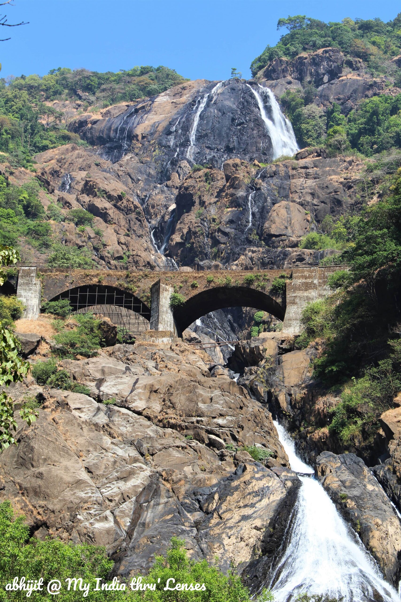 The Dudhsagar Falls