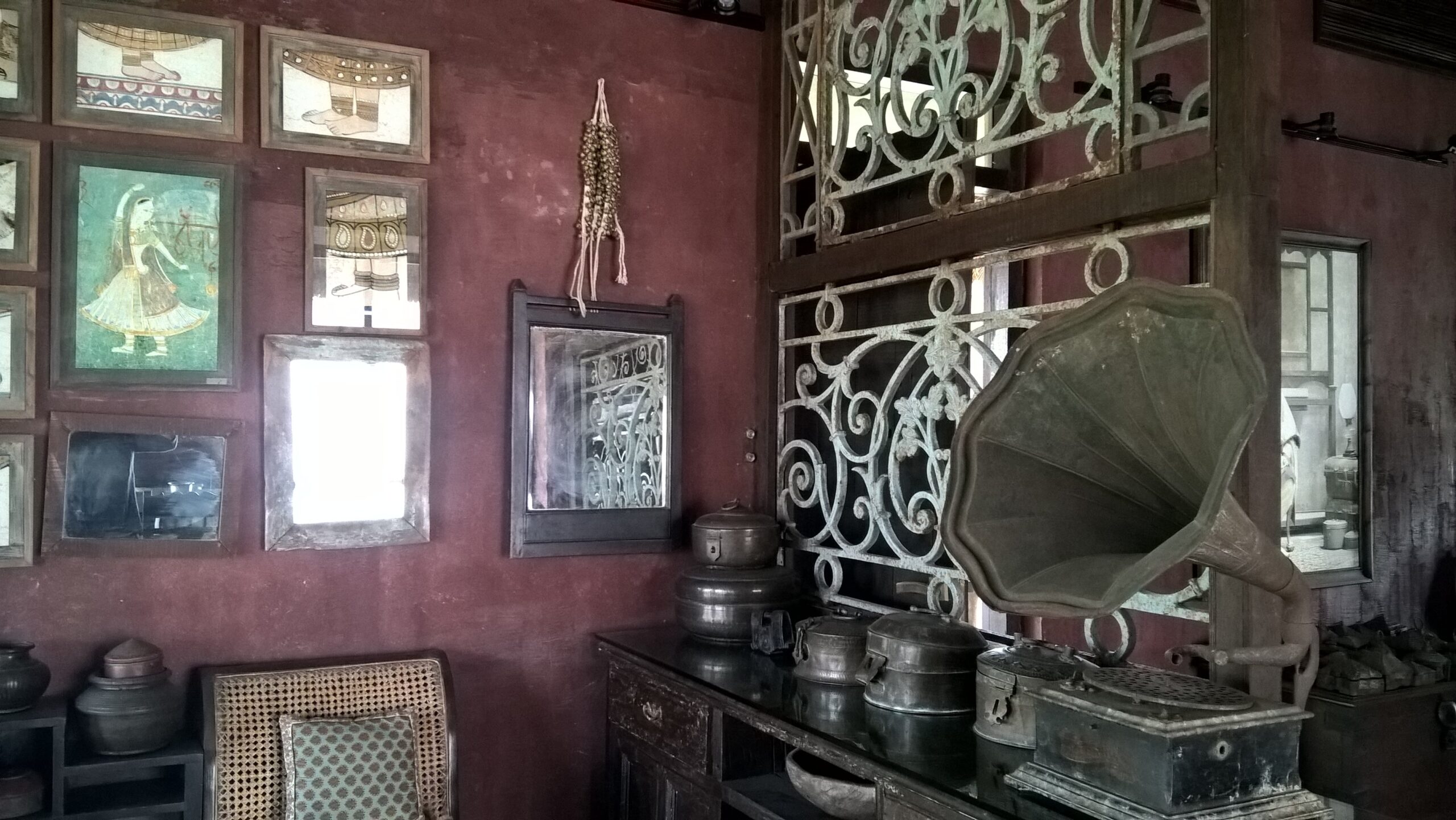 Collection of Antiques displayed at various places