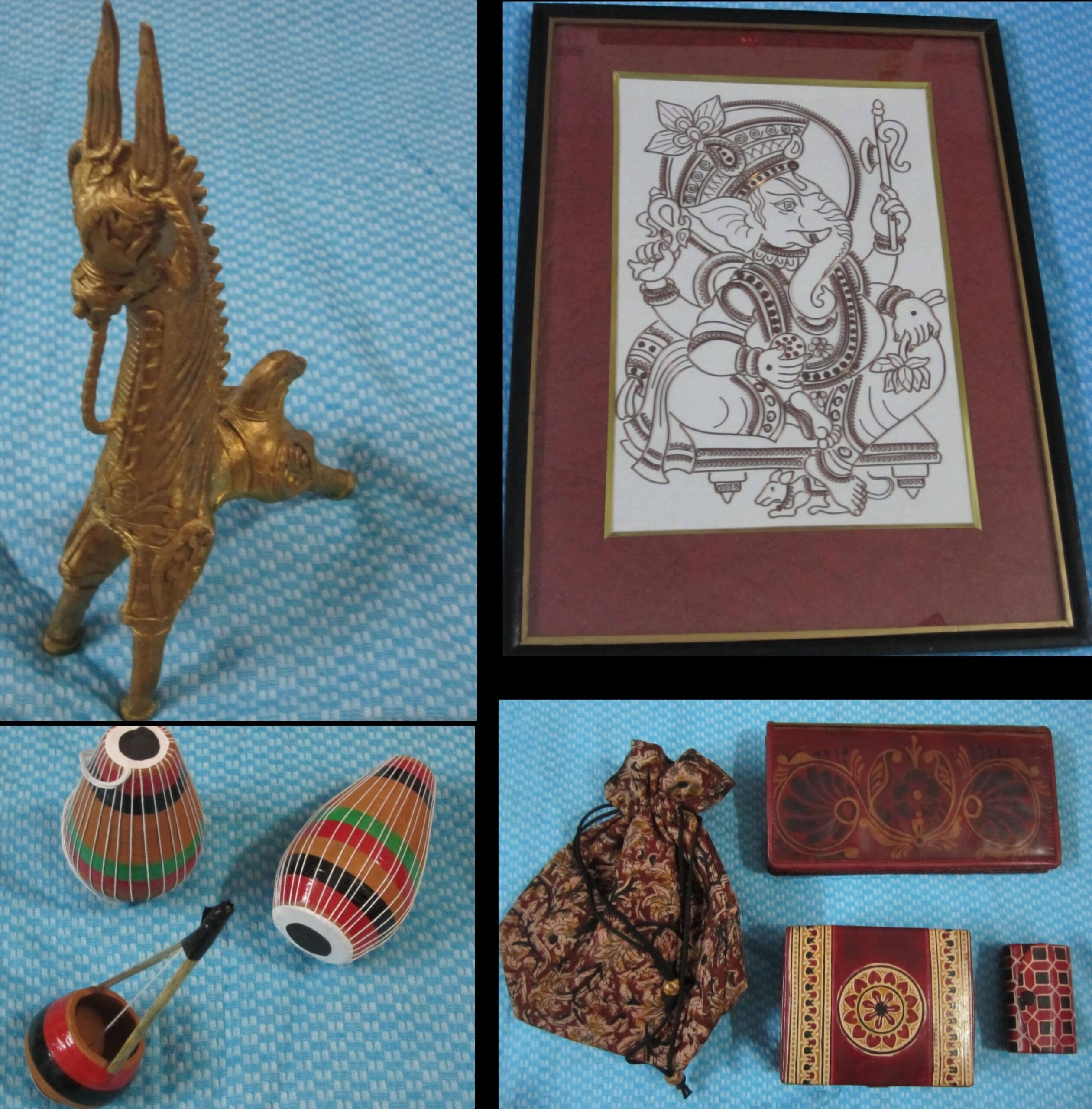 Our Shopping Cart from Khoai Haat Our Shopping Cart from Khoai Haat including a Dokra Horse